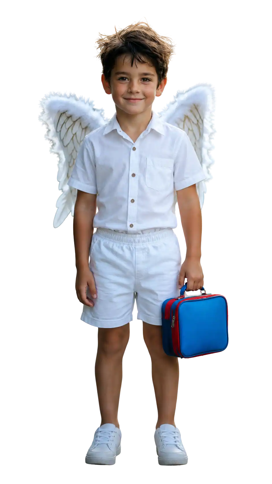 Menino anjo Missão Cena & Luz